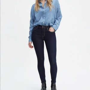 Levi’s High Waist 721 Skinny Jeans, Size 28